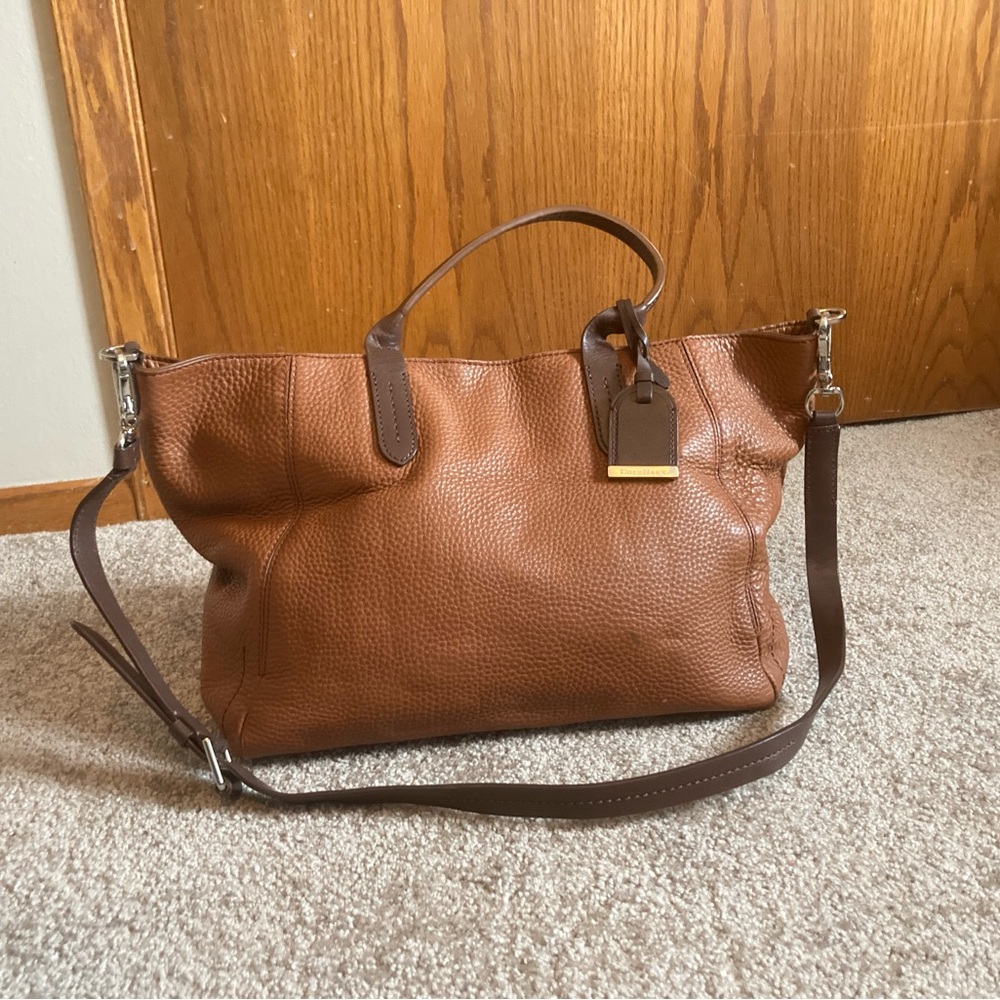 Brown Leather Tote Bag
